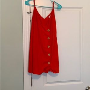 Vestique cute button wrap dress